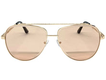 Oversized Classic Vintage Retro Style SUNGLASSES Large Gold Frame 5318