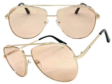 Oversized Classic Vintage Retro Style SUNGLASSES Large Gold Frame 5318