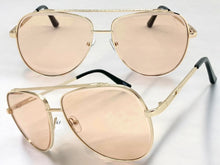 Oversized Classic Vintage Retro Style SUNGLASSES Large Gold Frame 5318