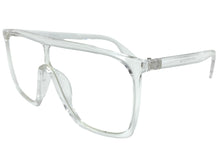 Oversized Modern Retro Shield Style Clear Lens EYEGLASSES Large Transparent Frame 8726