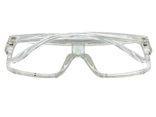 Oversized Modern Retro Shield Style Clear Lens EYEGLASSES Large Transparent Frame 6325