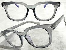Classic Vintage Retro Style Clear Lens EYEGLASSES Gray Fashion Frame 81259