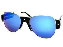 Exaggerated Classic Vintage Retro Style SUNGLASSES Large Black Frame 4563