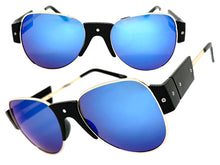 Exaggerated Classic Vintage Retro Style SUNGLASSES Large Black Frame 4563