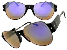 Exaggerated Classic Vintage Retro Style SUNGLASSES Large Black Frame 4563