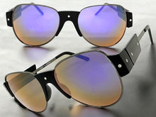 Exaggerated Classic Vintage Retro Style SUNGLASSES Large Black Frame 4563