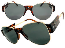 Exaggerated Classic Vintage Retro Style SUNGLASSES Large Tortoise Frame 4562