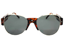 Exaggerated Classic Vintage Retro Style SUNGLASSES Large Tortoise Frame 4562