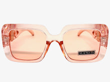 Classic Vintage Retro Luxury Hip Hop Style SUNGLASSES Square Pink Frame 8263