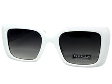 Classic Vintage Retro Luxury Hip Hop Style SUNGLASSES Square White Frame 8263