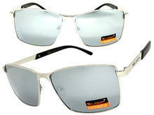 Classic Sporty Modern Stylish Sleek Biker SUNGLASSES Chrome Frame & Lens 1462