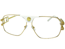 Classic Retro Luxury Designer Hip Hop Style Clear Lens EYEGLASSES Large Gold Frame 8372