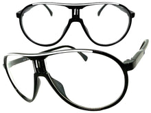 Classic Vintage Retro Hip Hop Style Clear Lens EYEGLASSES Black Frame 6686