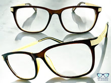 Classic Vintage Retro Style READING GLASSES READERS Brown Frame Lens Strength +1.50