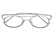 Classic Vintage Retro Hip Hop Style Clear Lens EYEGLASSES Round Silver Frame 8563