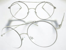 Classic Vintage Retro Hip Hop Style Clear Lens EYEGLASSES Round Silver Frame 8563