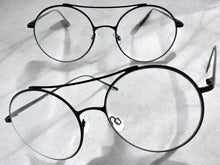 Classic Vintage Retro Hip Hop Style Clear Lens EYEGLASSES Round Black Frame 8563