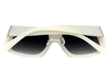 Oversized Classic Vintage Rerto Style SUNGLASSES Large Off White Frame 1076