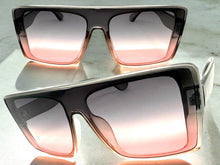 Oversized Classy Elegant Modern Rerto Shield Style SUNGLASSES Large Gray Frame 9523