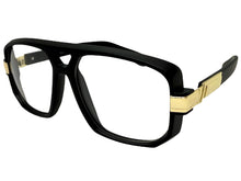 Classic Vintage Retro Hip Hop Rapper Style Clear Lens EYEGLASSES Square Black Frame 7818