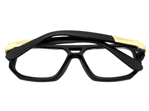 Classic Vintage Retro Hip Hop Rapper Style Clear Lens EYEGLASSES Square Black Frame 7818
