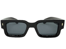 Classic Vintage Retro Style SUNGLASSES Thick Black Frame - Dark Lens 1379
