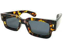 Classic Vintage Retro Style SUNGLASSES Thick Tortoise Frame - Dark Lens 1379