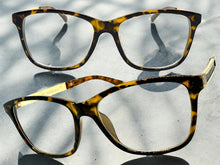 Classic Elegant Vintage Retro Style Clear Lens EYEGLASSES Square Tortoise Frame 6265