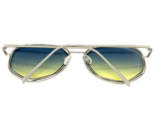 Oversized Exaggerated Vintage Retro Style SUNGLASSES Large Silver Frame 4201