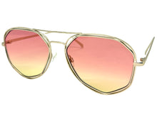 Oversized Exaggerated Vintage Retro Style SUNGLASSES Large Rose Gold Frame 4201