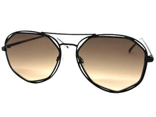 Oversized Exaggerated Vintage Retro Style SUNGLASSES Large Black Frame 4201