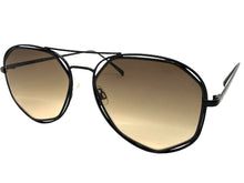 Oversized Exaggerated Vintage Retro Style SUNGLASSES Large Black Frame 4201