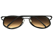 Oversized Exaggerated Vintage Retro Style SUNGLASSES Large Black Frame 4201
