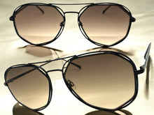 Oversized Exaggerated Vintage Retro Style SUNGLASSES Large Black Frame 4201