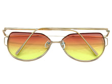Classic Elegant Vintage Retro Style SUNGLASSES Large Rose Gold Frame Pink Lens 4159