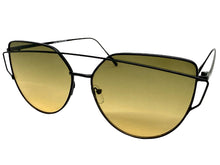 Classic Elegant Vintage Retro Style SUNGLASSES Large Black Frame Ombre Lens 4159