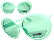 Oversized Exaggerated Vintage Retro Style SUNGLASSES X-Large Mint Frame 9240