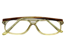 Classic TRUE Vintage Retro Aviator Style READING GLASSES READERS Clear Brown Frame Lens Strength +3.00