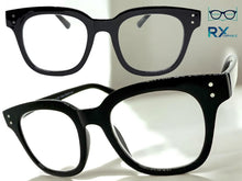 Classic Elegant Vintage Retro Style READING GLASSES READERS Black Frame - Lens Strength +2.50