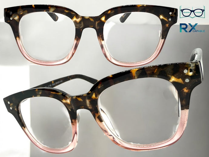 Classic Elegant Vintage Retro Style READING GLASSES READERS Tortoise Frame - Lens Strength +1.50