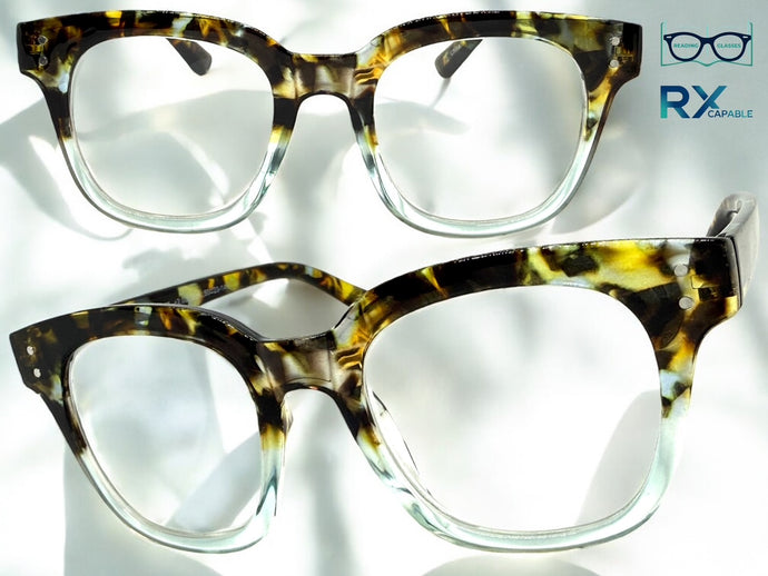 Classic Elegant Vintage Retro Style READING GLASSES READERS Tortoise Frame - Lens Strength +2.00