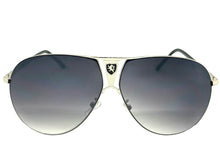 Classic Contemporary Modern Wrap Shield Style SUNGLASSES Sleek Silver Frame 1086