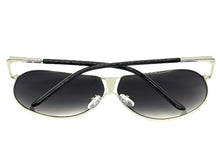 Classic Contemporary Modern Wrap Shield Style SUNGLASSES Sleek Silver Frame 1086