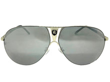 Classic Contemporary Modern Wrap Shield Style SUNGLASSES Sleek Silver Frame 1086