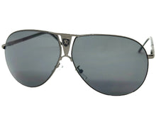 Classic Contemporary Modern Wrap Shield Style SUNGLASSES Sleek Gunmetal Frame 1086