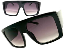 Oversized Exaggerated Classic Vintage Retro Style SUNGLASSES Large Thick Black Frame 2016