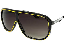 Oversized Classic True Vintage Retro Style SUNGLASSES Sleek Black Frame 5079