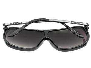 Oversized Classic True Vintage Retro Style SUNGLASSES Sleek Black Frame 5079