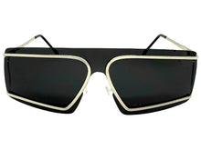 Futuristic Modern True Vintage Retro Style SUNGLASSES Sleek Silver Frame A029