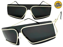 Futuristic Modern True Vintage Retro Style SUNGLASSES Sleek Silver Frame A029
